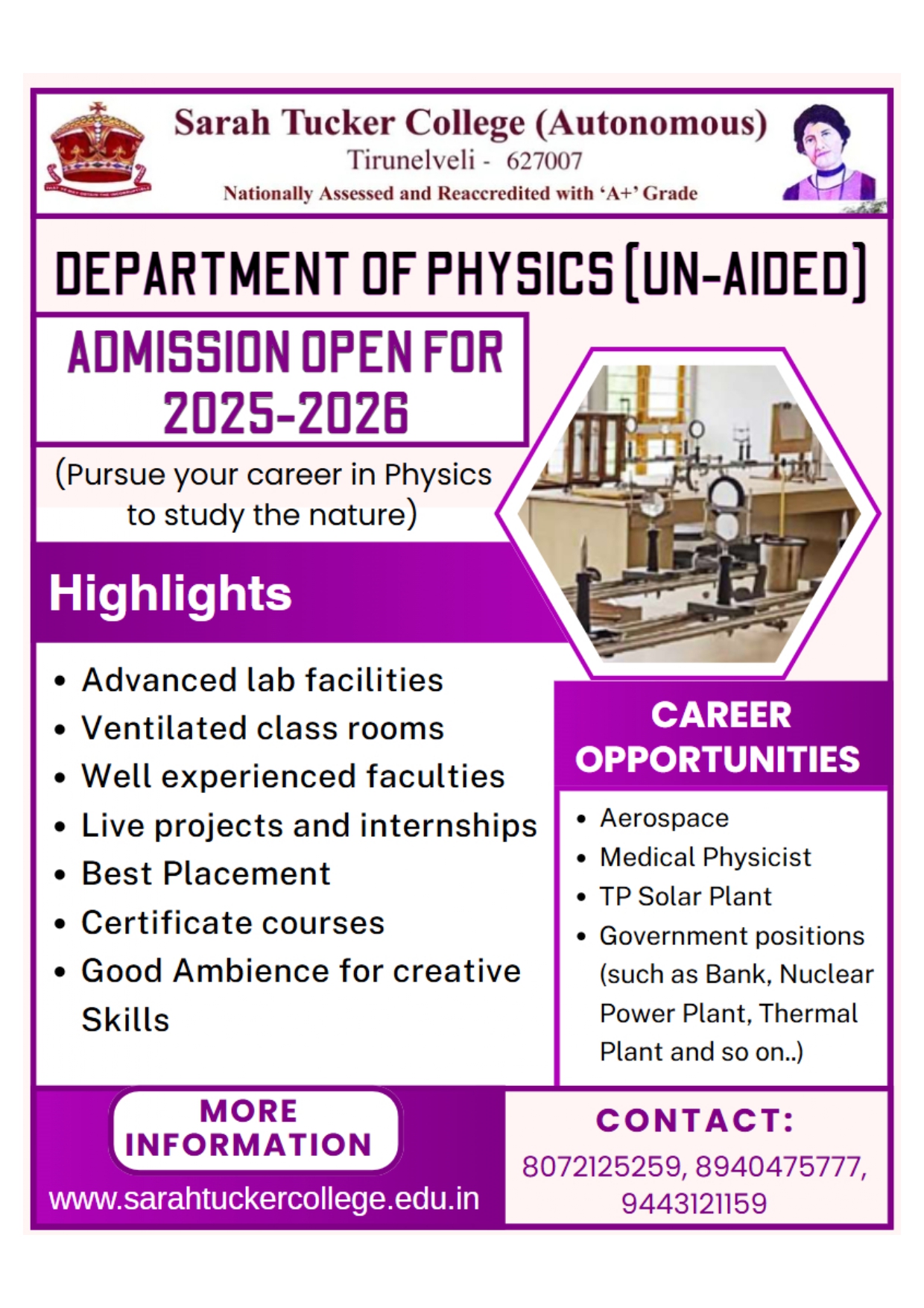 Physics(Unaided)